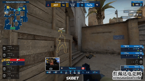 CSGO：苦战加时赛，FaZe以0-2不敌Astralis