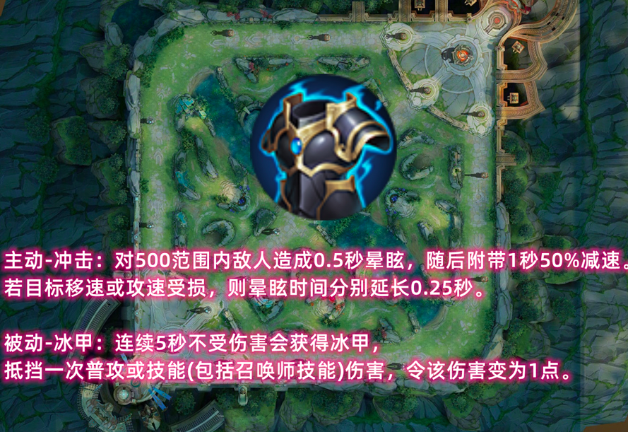 王者荣耀体验服装备调整，冰霜冲击新增被动
