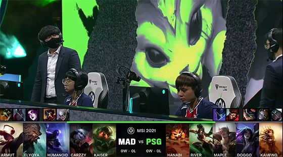 MAD一比零PSG MAD，获得MSI首胜