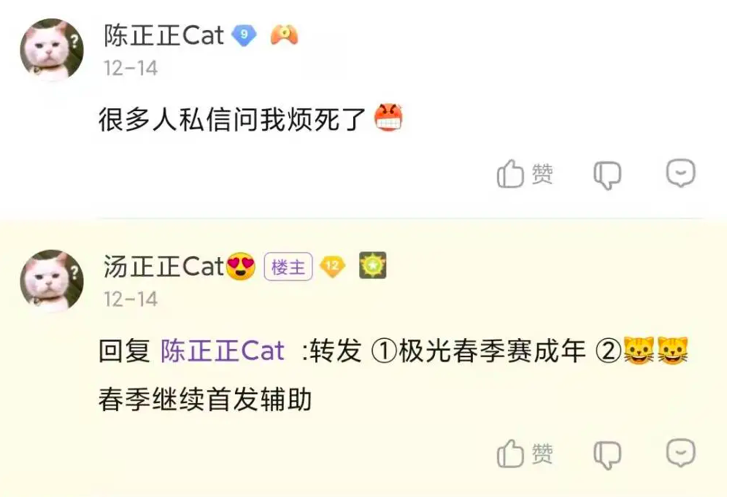 王者荣耀AG新射手极光春季赛成年，cat可能还是首发