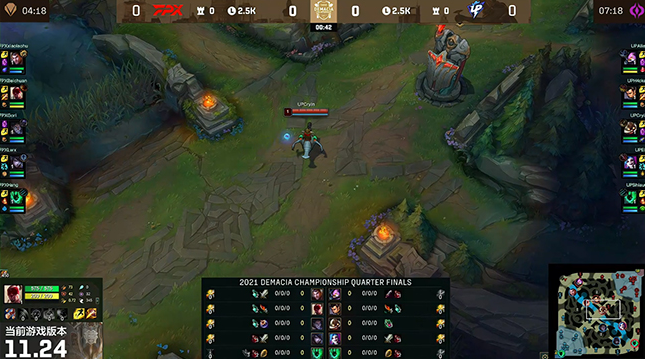 FPX有惊无险3-0击败UP，晋级2021德杯半决赛