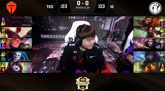 金克丝二打五团灭iG，助力TES以3-0淘汰iG