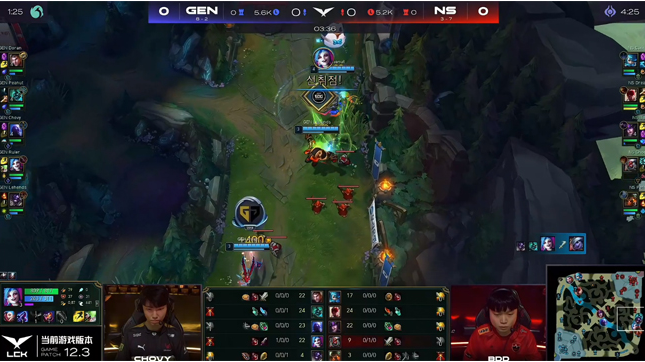 NS节奏被全面压制，以0-2不敌GEN