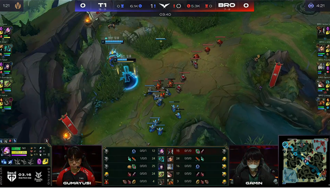 T1展现王者之姿，以2-0击败BRO获得16连胜