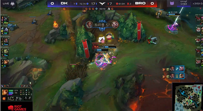 杰斯poke爆炸输出，DK以3-0轻取BRO晋级第二轮