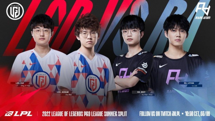 LPL:互相喂饭局，Fearness两连MVPLGD2-1抬走RA