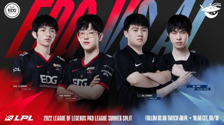LPL:viper冷血飞斧砍爆AL，EDG五连胜完美收官