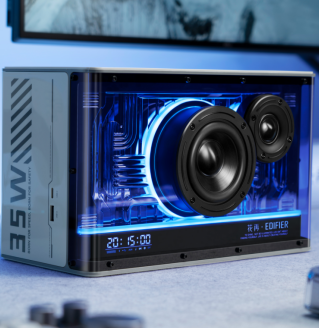 漫步者全新年轻品牌花再携新品氮化镓音箱震撼发布