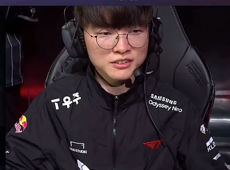 Gumayusi霞闪现向前秒杀韦鲁斯，T1惊天翻盘3-2击败KT挺进胜者组！