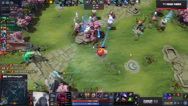TI11中国区预选赛败者组：LBZS还是年轻，遭IG让一追二逆转