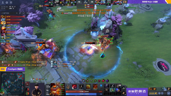 阿灵顿Major小组赛：灵性三号位敌法，RNG2-0击败Talon
