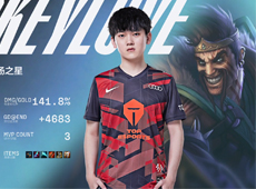 JackeyLove招牌德莱文全场零阵亡，TES2-0横扫RA豪取十连胜！