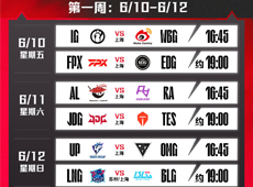 LPL夏季赛赛程公布：6月10日iG、WBG打响揭幕战，TheShy直面老东家！