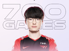 Faker达成LCK出战700场成就，领先第二名Deft多达118场！