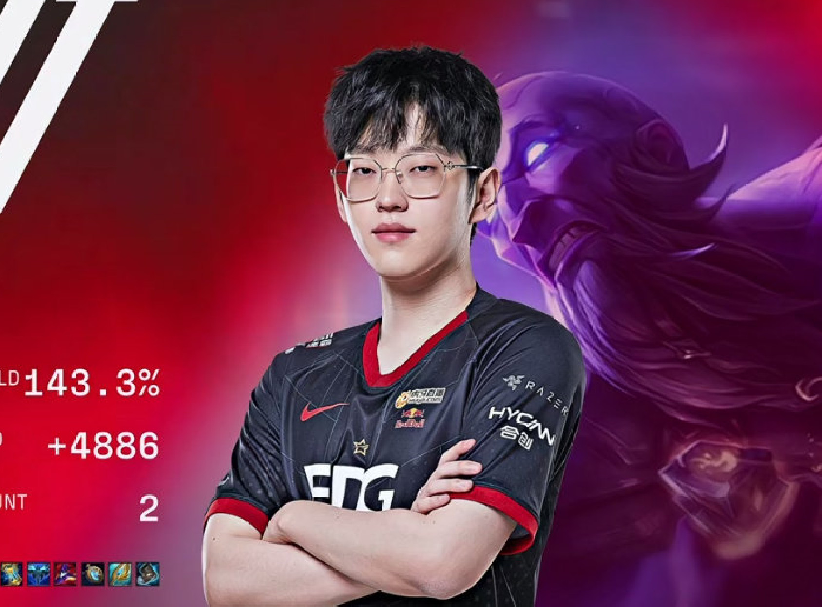 2-1战胜UP解锁三连胜Flandre男枪穷途末路豪取四杀，EDG