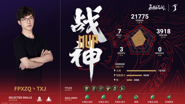 永劫无间中国大陆赛区三排决赛DAY1第六局：FPXZQ再斩荣光
