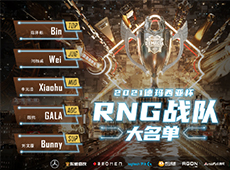 RNG官宣德杯大名单：Ming遗憾缺席，Bin、“Mid虎”并肩出战！