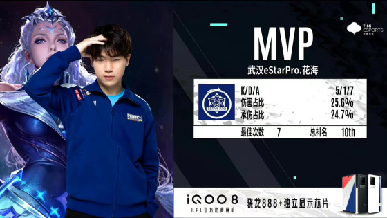 武汉eStarPro险胜长沙TES.A花海露娜月下无限连