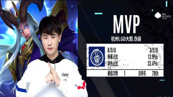 伪装回归吸血泵式东皇太一助杭州LGD大鹅战胜成都AG超玩会