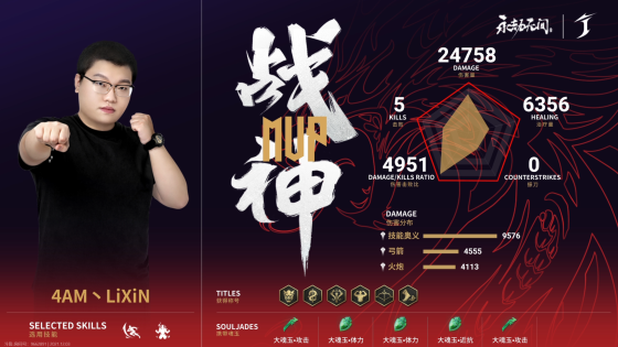 永劫无间中国大陆赛区预选赛入围赛DAY2第六场：4AM满编斩获荣光