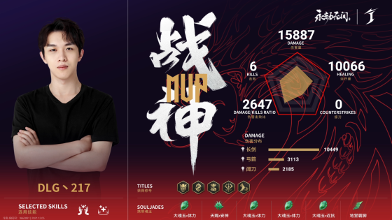 永劫无间预选赛入围赛第一周周决赛第四局：DLG触底反弹斩获荣光