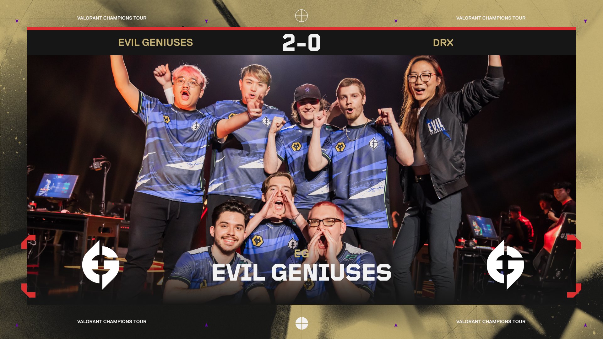 COM残局正面刀了BuZz，EG2-0横扫DRX晋级胜决