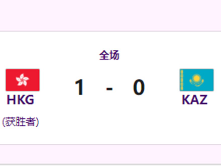 中国香港代表队战胜哈萨克斯坦代表队拿到首胜