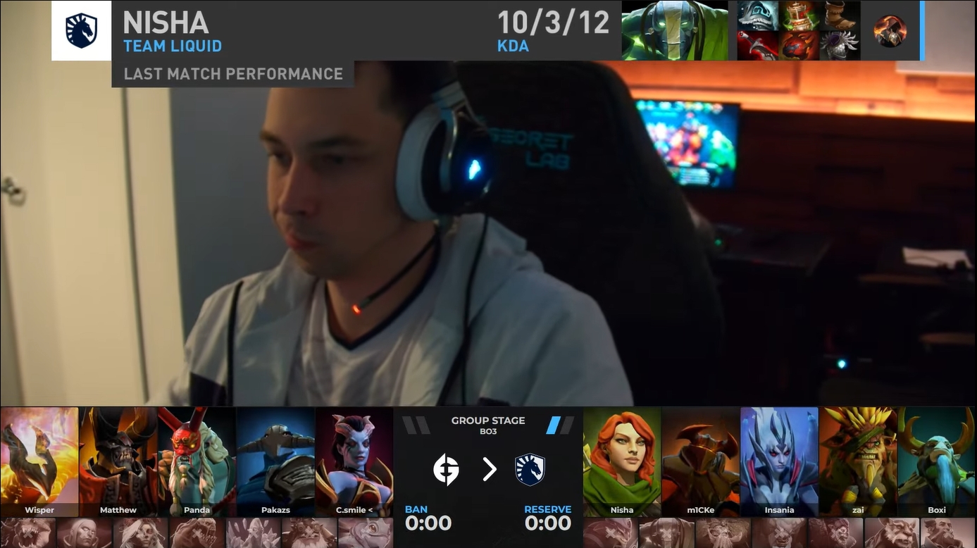 DOTA2-TI12小组赛：Liquid延续热状态，2-0轻取EG进入正赛胜者组