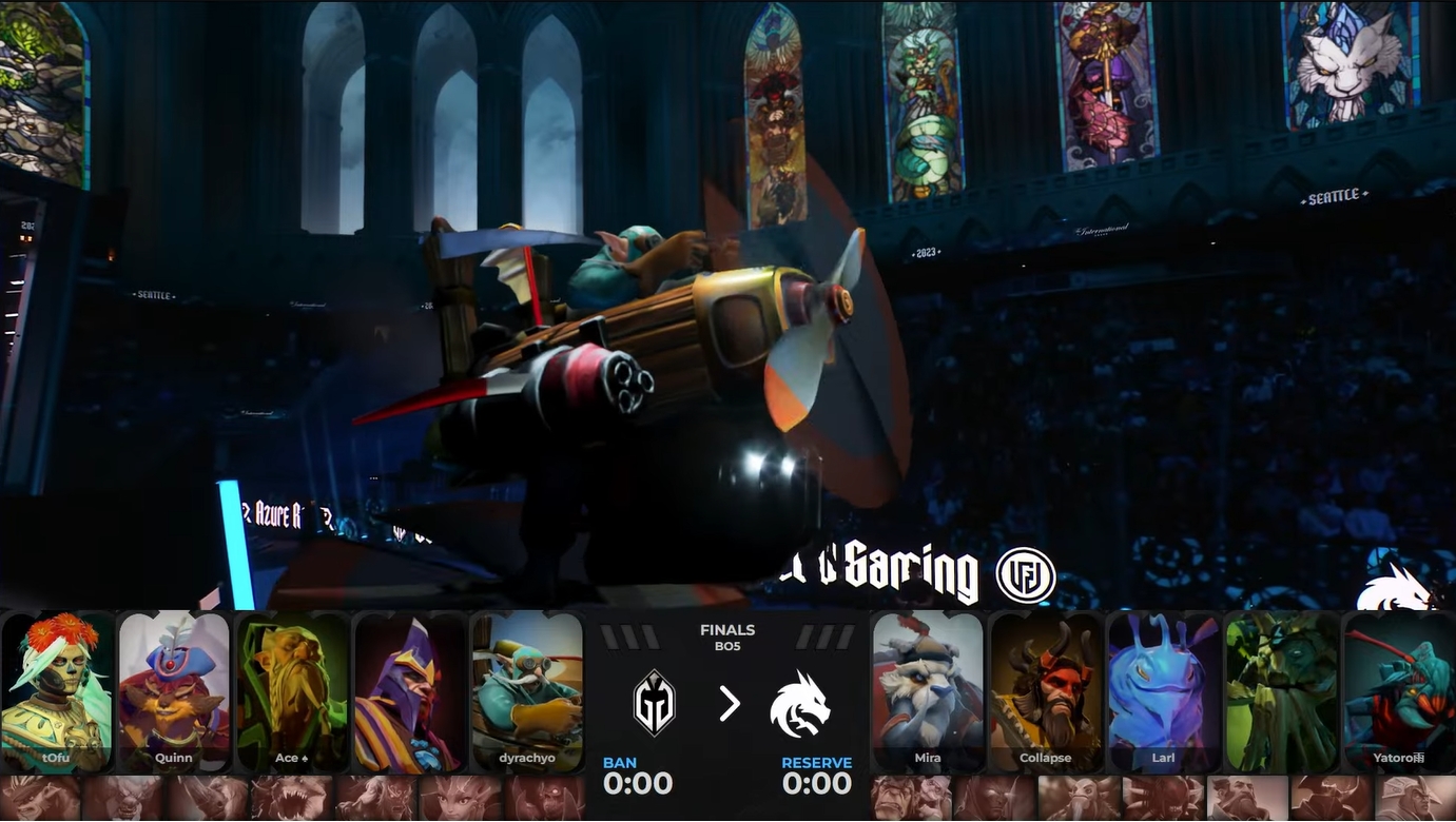 Spirit直落三盘3-0击败GG，Spirit勇夺TI12冠军