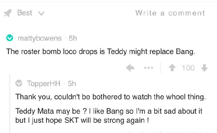 LOL：前TSM教练爆料SKT将要大换血 AD选手Bang将被替换