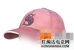 粉红复古棒球帽