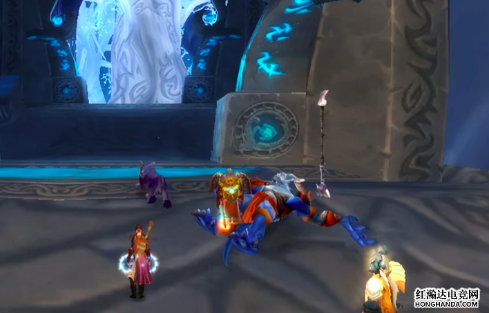 魔兽WLK：满级入手紫色武器，一个法杖众人争！